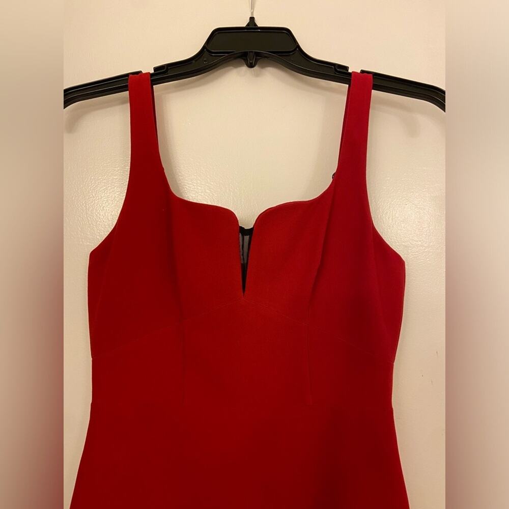 Black Halo Sweetheart Neckline Sheath Dress Red Size 8 - Picture 4 of 9